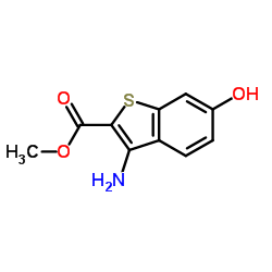 Methyl 3-amino-6-hydroxy-1-benzothiophene-2-carboxylate Structure