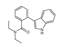 N,N-Diethyl-2-(1H-indol-3-yl)benzamide Structure