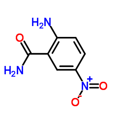 2-氨基-5-硝基苯甲酰胺结构式