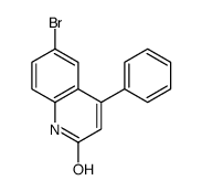 6-溴-4-苯基-1H-喹啉-2-酮结构式