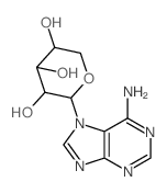 Adenine, 7-b-D-xylopyranosyl- (8CI) Structure