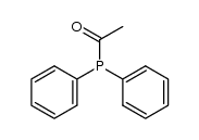P-acetyl-diphenylphosphine Structure