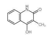 4-Hydroxy-3-methyl-2(1H)-Quinolinone Structure