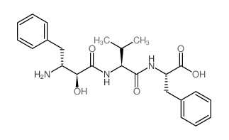 L-Phenylalanine,N-[(2S,3R)-3-amino-2-hydroxy-1-oxo-4-phenylbutyl]-L-valyl- picture