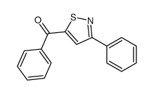 phenyl-(3-phenyl-1,2-thiazol-5-yl)methanone Structure