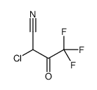 2-chloro-4,4,4-trifluoro-3-oxobutanenitrile Structure