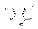 Propanoic acid, 3-(hydroxyamino)-3-imino-2-(methoxyimino)- (9CI) Structure