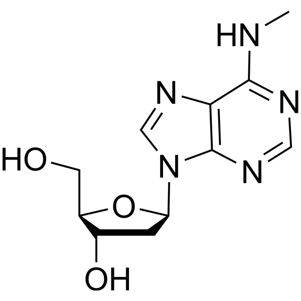 N[6]-甲基-2'-脱氧腺苷结构式