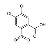 4,5-dichloro-2-nitrobenzoic acid结构式
