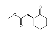 methyl (S)-(-)-(2-oxocycloxehyl)acetate Structure