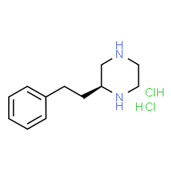 (S)-2-苯乙基哌嗪二盐酸盐结构式