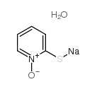2-巯基吡啶-N-氧化物钠盐单水合物结构式