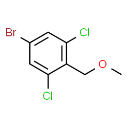 1-Bromo-3,5-dichloro-4-(methoxymethyl)benzene结构式
