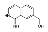 1-氨基-7-异喹啉甲醇结构式