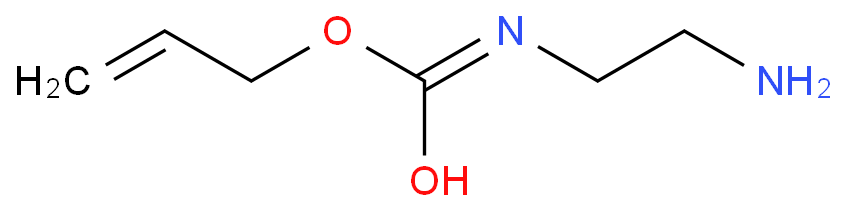 (2-氨基乙基)氨基甲酸烯丙基酯结构式