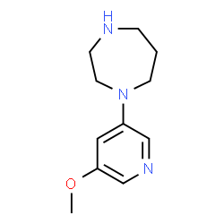 1-(5-甲氧基吡啶-3-基)-1,4-二氮杂结构式