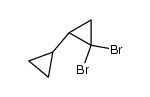 1,1-dibromo-2-cyclopropylcyclopropane结构式