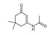 N-(5,5-dimethyl-3-oxocyclohex-1-en-1-yl)acetamide结构式