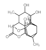 Picras-2-ene-1,16-dione,11,12-dihydroxy-2-methoxy-, (11a,12b)- (9CI) Structure