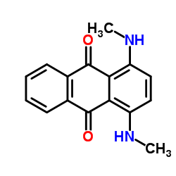 1,4-Bis(methylamino)-9,10-anthraquinone Structure