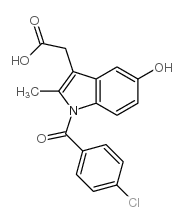 5-hydroxyindomethacin Structure