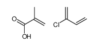 2-chlorobuta-1,3-diene,2-methylprop-2-enoic acid Structure