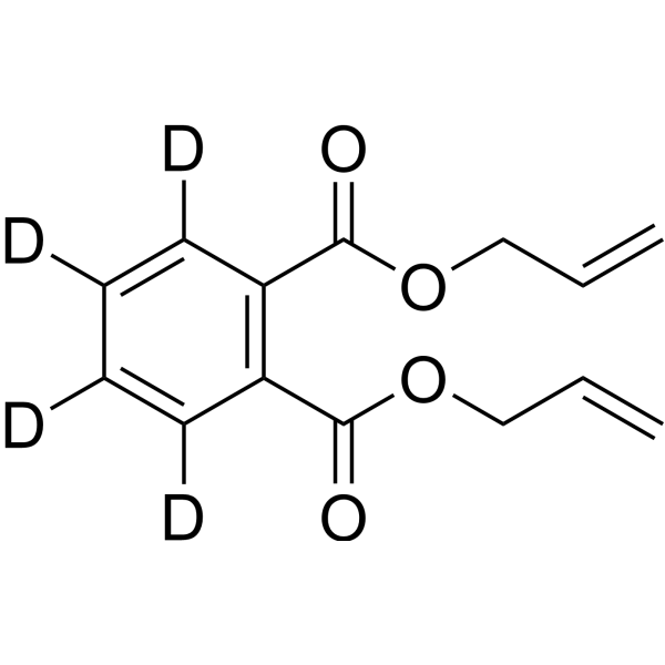 Diallyl phthalate-d4结构式
