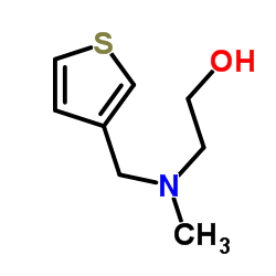 2-[Methyl(3-thienylmethyl)amino]ethanol结构式