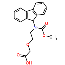 FMOC- 5-氨基-3-氧戊酸结构式