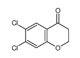 6,7-二氯色满-4-酮结构式