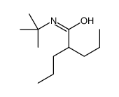 N-tert-butyl-2-propylpentanamide structure