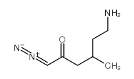 (3S,4s)-3-z-氨基-1-二氮杂-4-甲基-2-己酮结构式