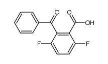 2-benzoyl-3,6-difluorobenzoic acid结构式