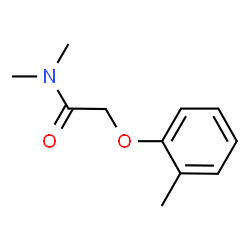 N,N-二甲基-2-(2-甲基苯氧基)乙酰胺结构式