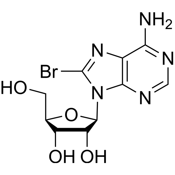 8-溴腺苷结构式