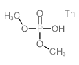 Phosphoricacid, dimethyl ester, thorium(4+) salt (8CI) structure
