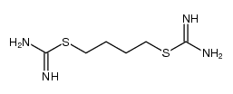 1,4-bis-carbamimidoylmercapto-butane结构式