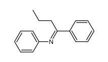 N-(α-propylbenzylidene)aniline Structure