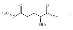 (S)-2-氨基-5-甲氧基-5-氧代戊酸盐酸盐结构式