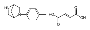 (1S,4S)-()-2-(4-甲苯基)-2,5-二叠氮双环[2.2.1]庚烷马来酸酯结构式