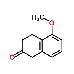 5-甲氧基-2-萘满酮结构式