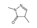 2,4-Dihydro-2,4-dimethyl-3H-pyrazol-3-one structure