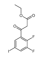 3-(2,3-二氟-5-碘苯基)-3-氧代丙酸乙酯结构式