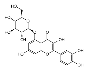 Quercetin 5-glucoside structure