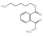hexyl methyl benzene-1,2-dicarboxylate结构式