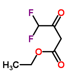 二氟乙酰乙酸乙酯结构式
