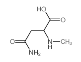 3-carbamoyl-2-methylamino-propanoic acid Structure