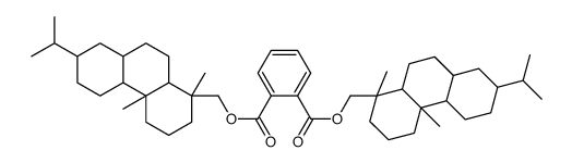 bis[[1,4a-dimethyl-7-(1-methylethyl)tetradecahydrophenanthryl]methyl] phthalate Structure