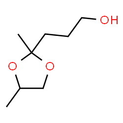 2,4-Dimethyl-1,3-dioxolane-2-(1-propanol) Structure
