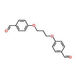 4,4'-(丙烷-1,3-二基双(氧基))二苯甲醛结构式